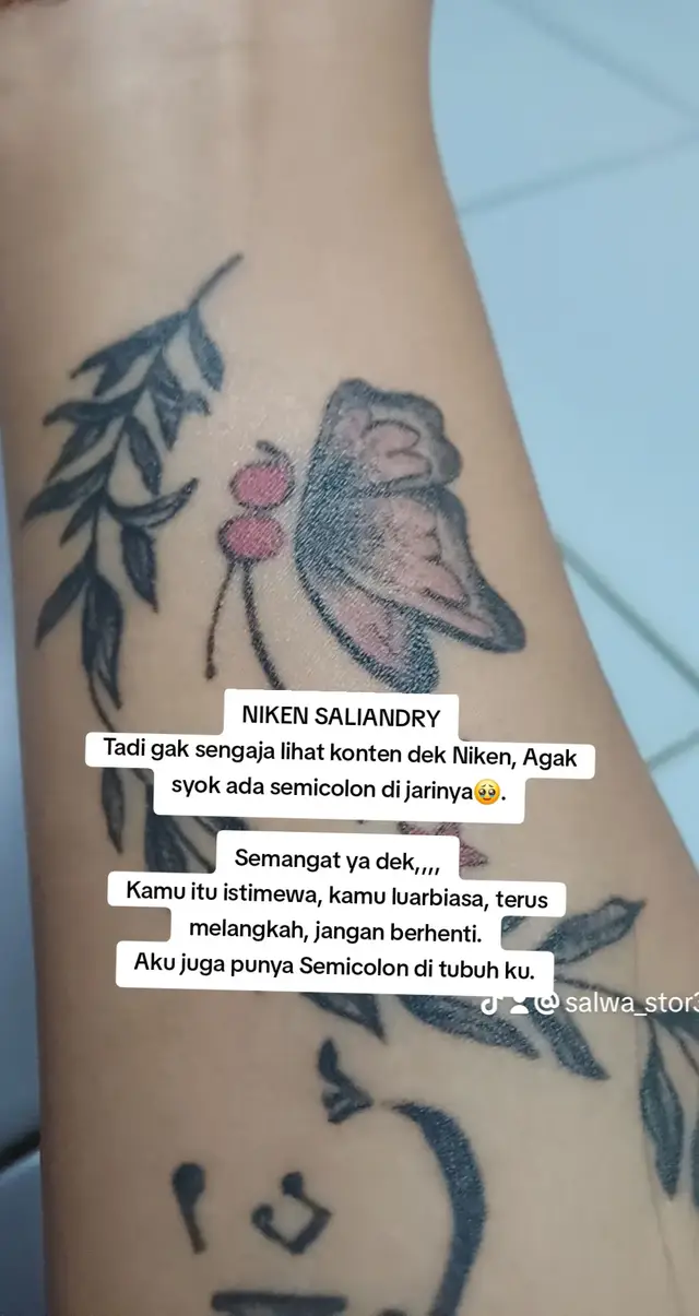 #nikensaliandry #niken #semicolon #semicolontattoo 