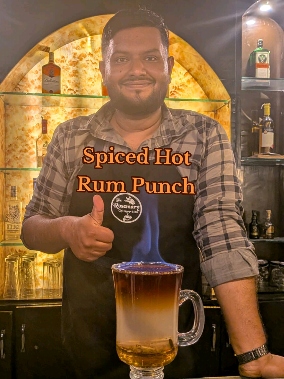 Spiced Hot Rum Punch 🥂  #kalaiya_muser #birgunjmuser #rum #drink #fyp 