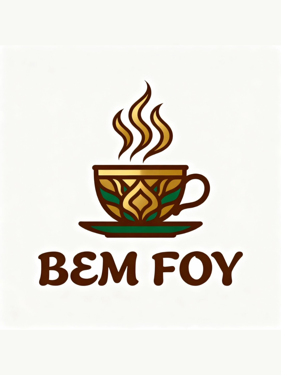 Logo for Bem Foy cafe in thailand