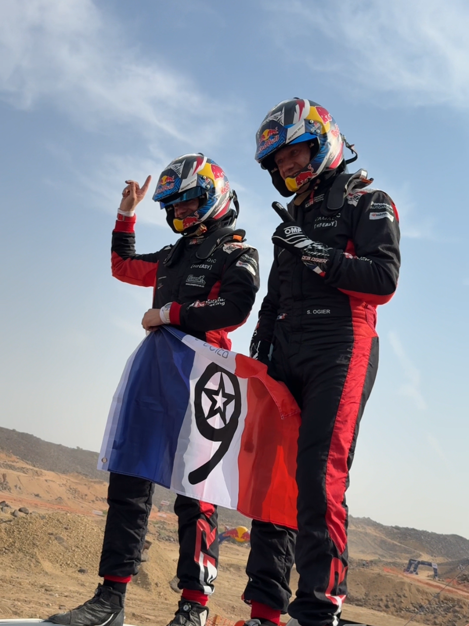 Sebastien Ogier!✨️🇨🇵 World champion for the ninth time!🏆👏👏👏 @Rally Saudi Arabia  @World Rally Championship  @TOYOTA GAZOO Racing WRT  #champion #toyota #wrc #saudiarabia🇸🇦 