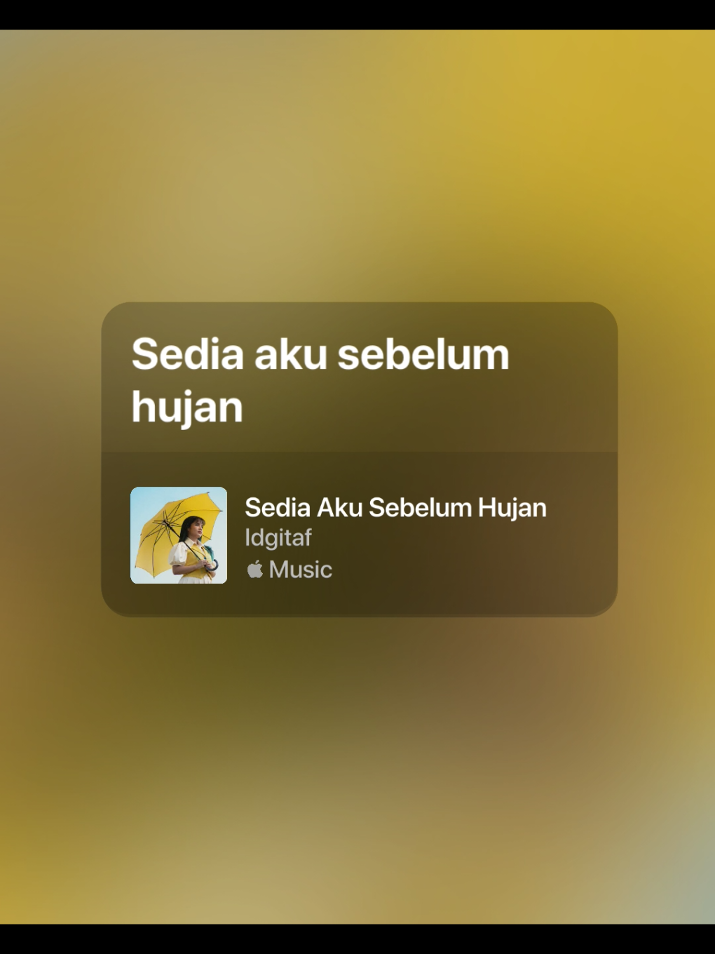 sedia aku sebelum hujan~ #sediaakusebelumhujan #idgitaf #liriklagu #viral #foryou 