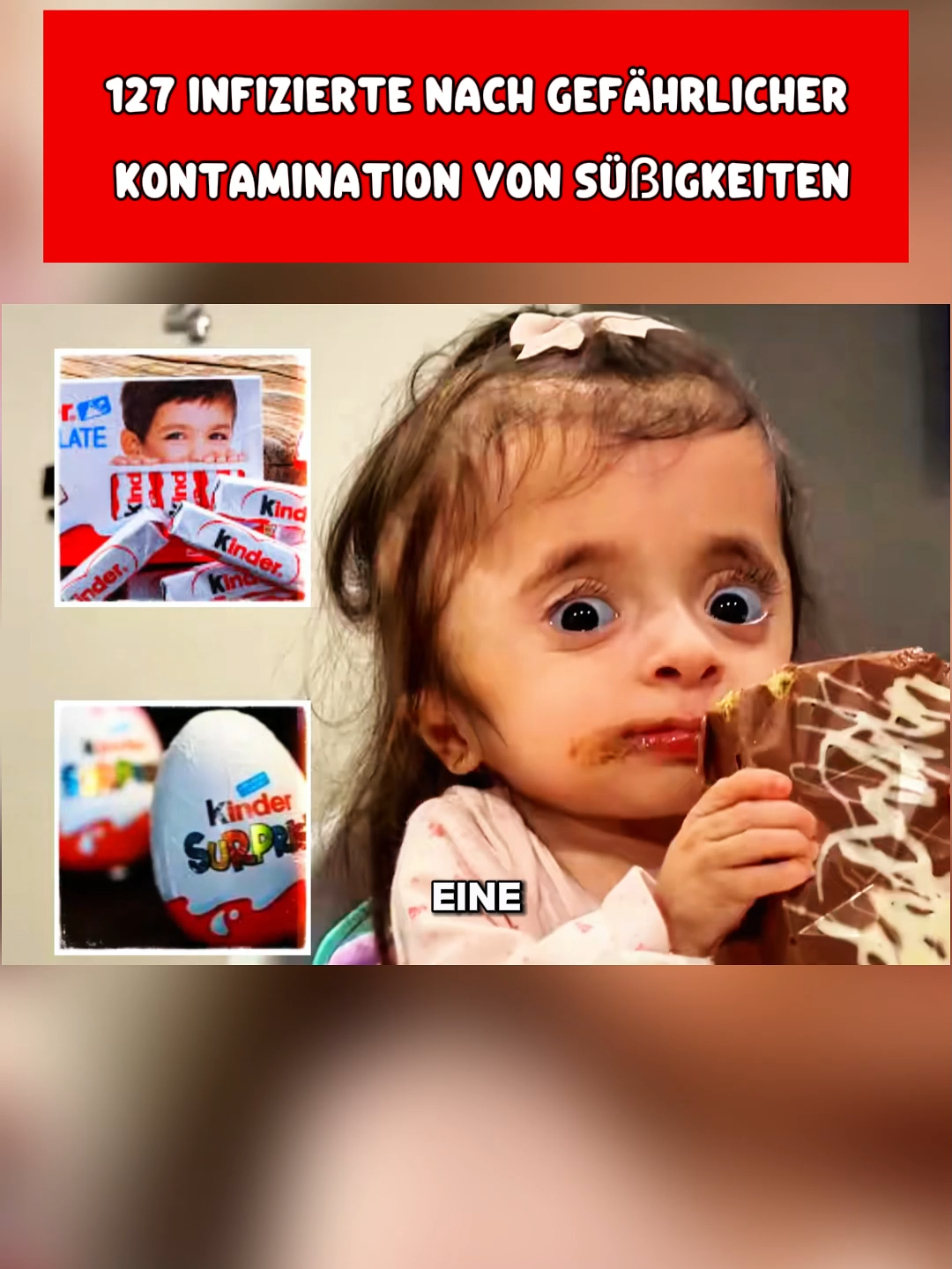 127 Infizierte nach gefährlicher Kontamination von Süßigkeiten  #Warnung #Gesundheit #Essen #news #Nachricht