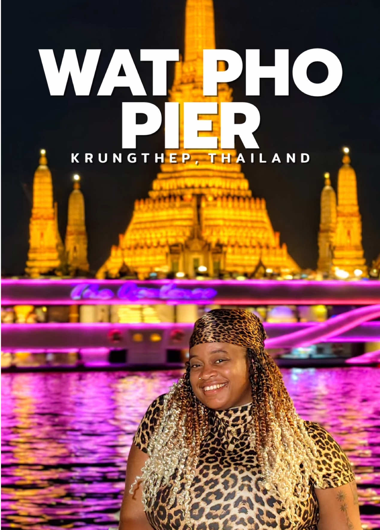 Asking US solo traveler photos at #WATPHO Pier #Ulanzithailand #zetaverse #ไฟUlanzi #amazingthailand