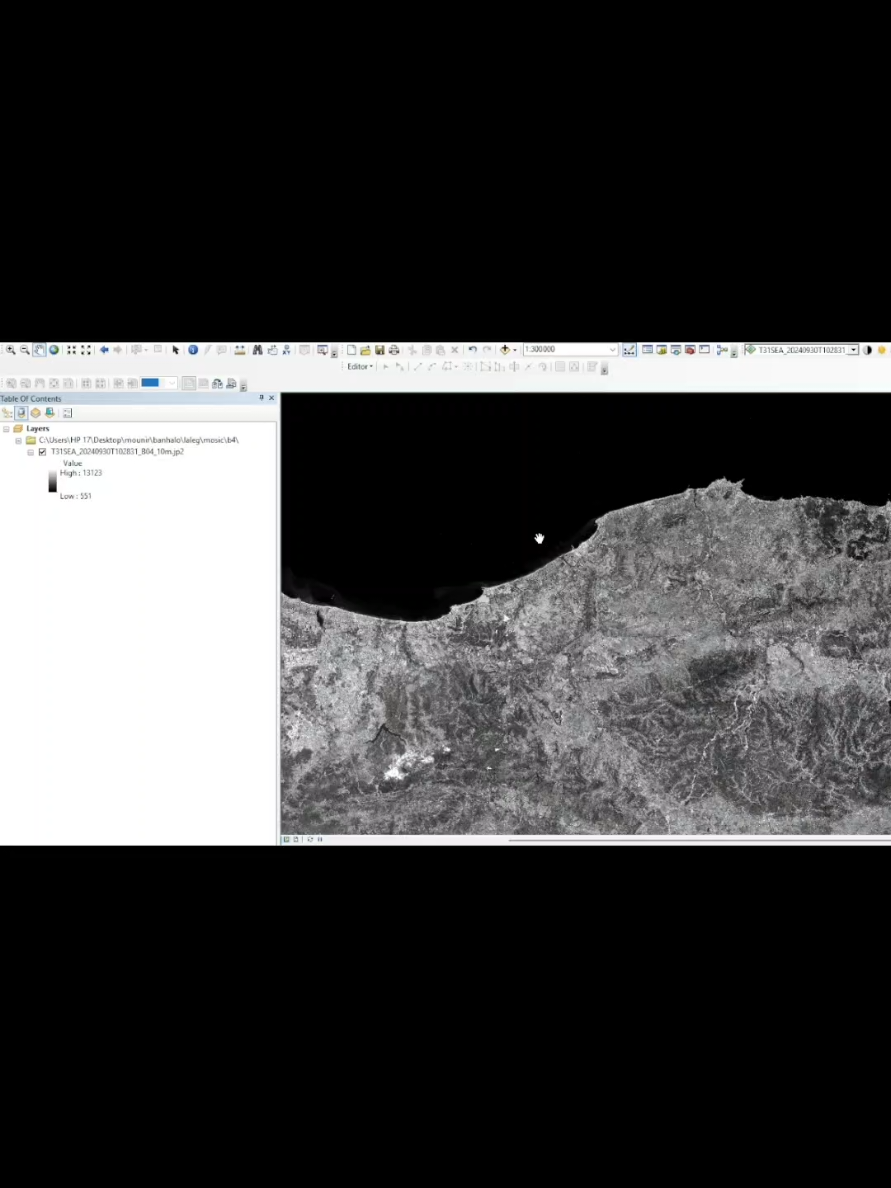 صور قمر صناعي بدقة 10 متر #gis #arcgis #geography 