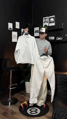 Set nỉ nam nữ #outfit #xuhuong #setni #aosweater #quanniongrong 