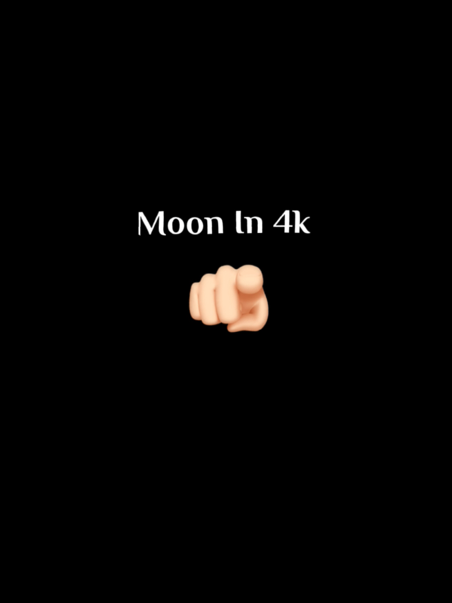 Moon In 4k 😭🎀#creatorsearchinsights #alightmotion #foryou❤️ 