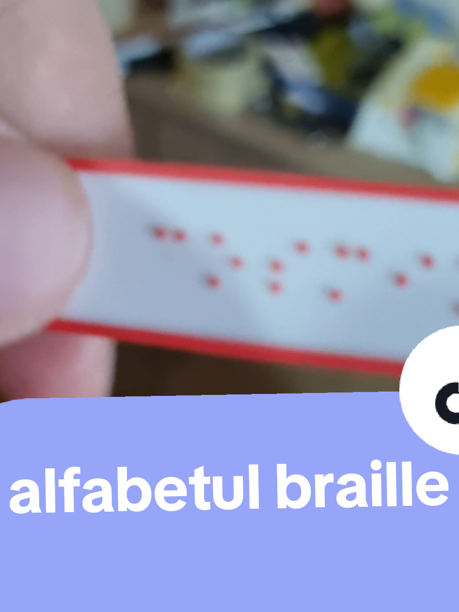 alfabetul #braille facut la #imprimanta3d 