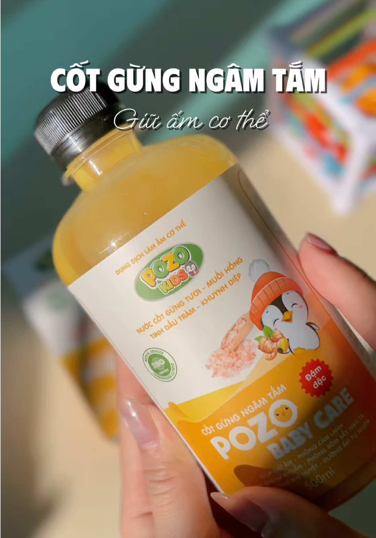 Trời lanhj như này chỉ có tắm với ngâm chân cốt gừng là yên thôi thôi các mom ạ #cotgungkhongba #cotgungtramkhuynhdiep #cotgungpozo #pozokids #mebimsua