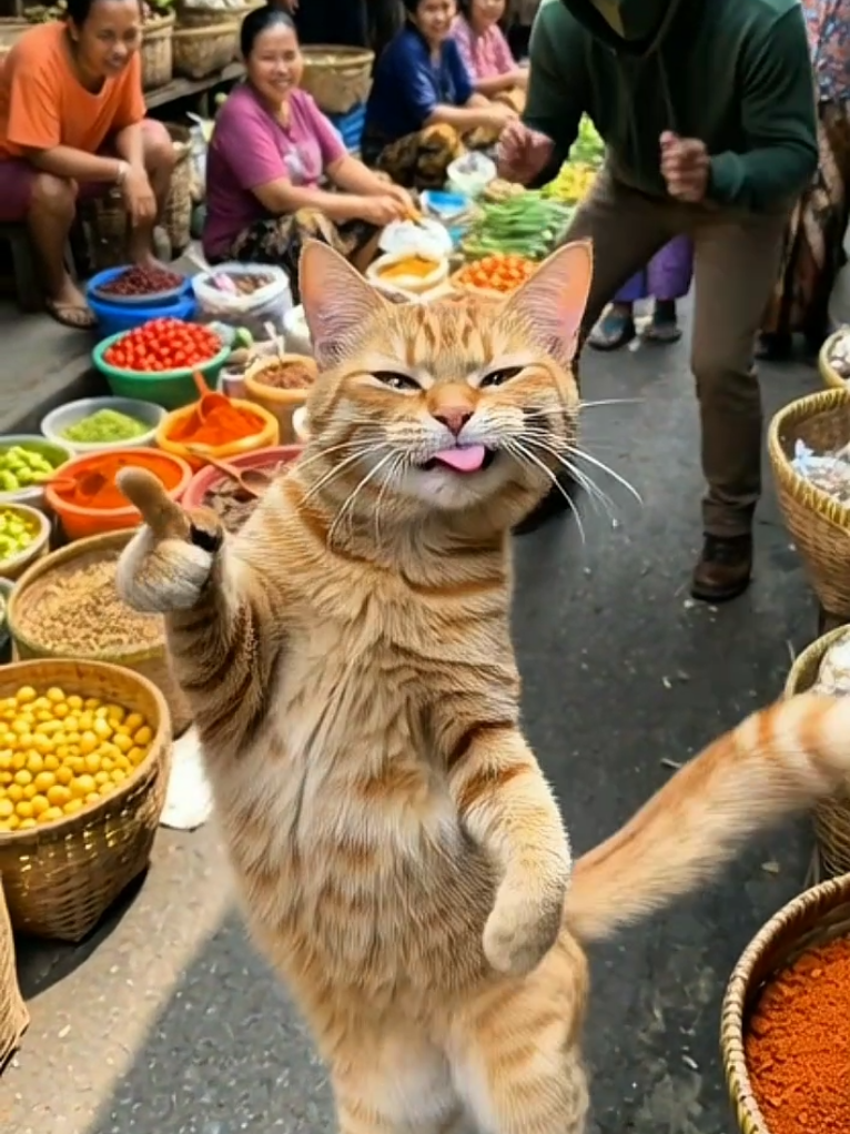 Kucing joget di pasar, langsung jadi tontonan gratis. Aku cuma niat beli sayur, tapi ritme malah nyerang duluan. Kucingku seolah bilang 