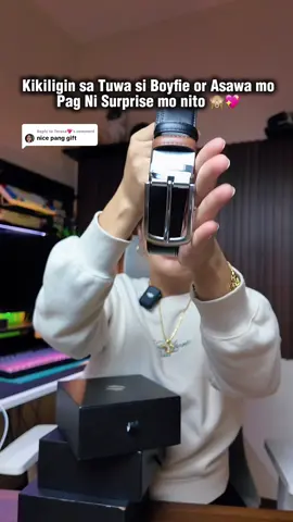 Replying to @Teresa💖 Pakiligin n’yo sa tuwa ang mga boyfriend o asawa n’yo! 😍 Regaluhan sila nitong premium reversible belt — ang ganda ng quality at angas pa tignan 🔥 Pang-porma, pang-araw araw, at perfect na regalo na siguradong ma-a-appreciate nila 🎁✨ @Shigetsu  #MensBelt #ReversibleBelt #GiftForHimPH #PangRegaloIdeas #MensFashionPH      