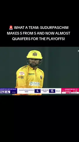 🚨 WHAT A TEAM: SUDURPASCHIM MAKES 5 FROM 5 AND NOW ALMOST QUAIIFERS FOR THE PLAYOFFS!