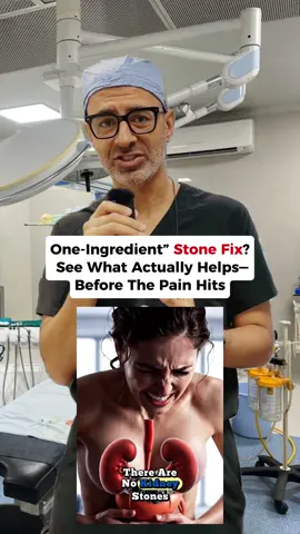 One-ingredient” stone fix? See what actually helps—before the pain hits. #usa #health #healthy #healthtip #fyp