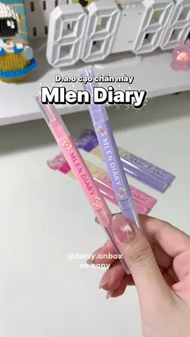 D.ao cạo chân mày Mlen Diary sài siu êm luôn ✨ #daocaolongmay #daocaochanmay #mlendiary #xuhuong #goclamdep 