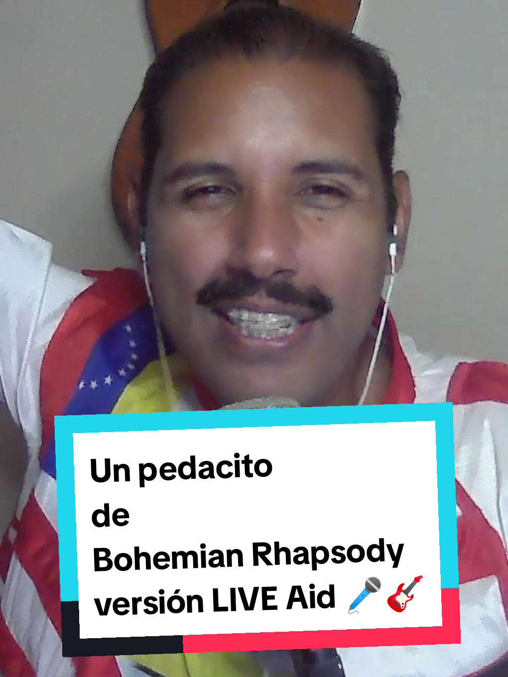 Un pedacito de Bohemian Rhapsody versión LIVE Aid #rock #musica #canto #unitedkingdom #venezuela 