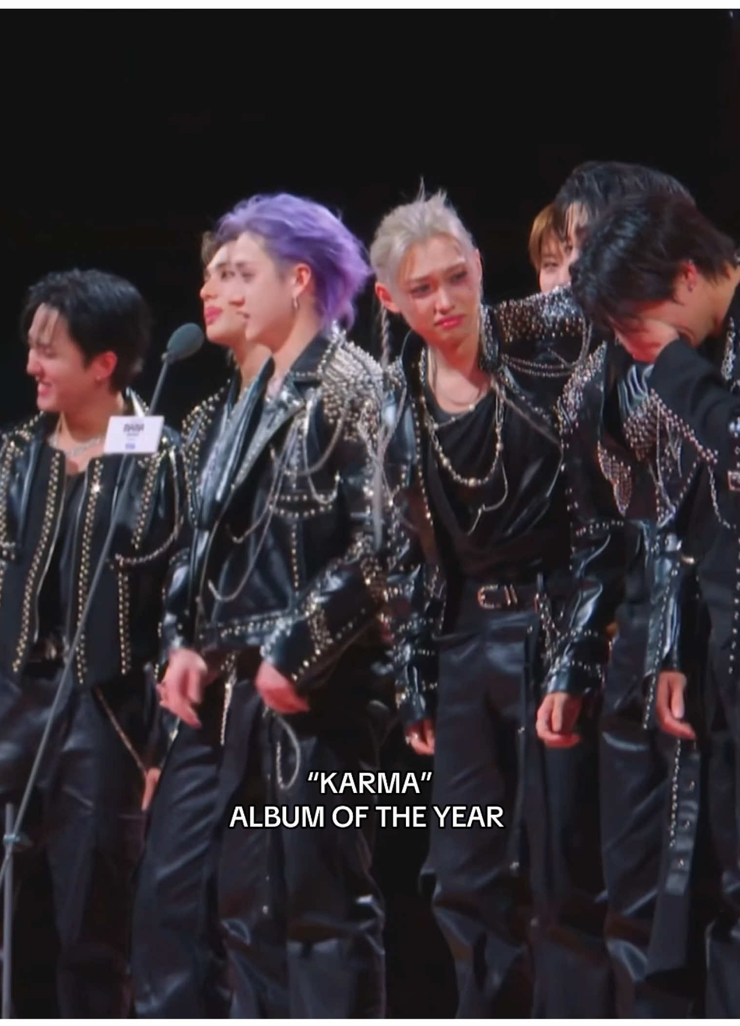 ’KARMA’ won Album of the Year at the 2025 MAMA Awards🏆😭 #straykids #skz 