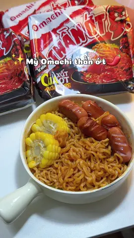 Mì Omachi thần ớt 🌶️ 2in1 siu ngon siu cuốn #miomachi #omachi #mycay #food #viral 