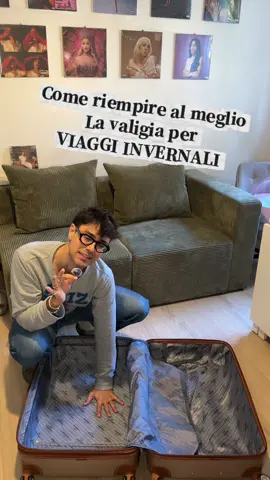 Come riempire AL MASSMO la valigia per una meta invernale 👀 #traveltips #LifeHack 