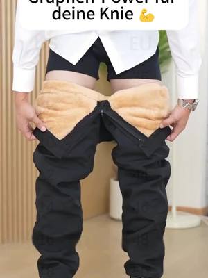 Gefütterte Herren-Thermohose mit Graphen-Kniepolster