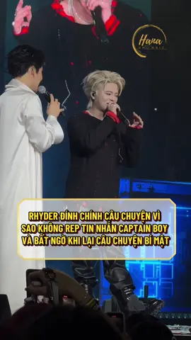 #hanashowbiz #captainboy #miniconcert #rhyder #anhtraisayhi 