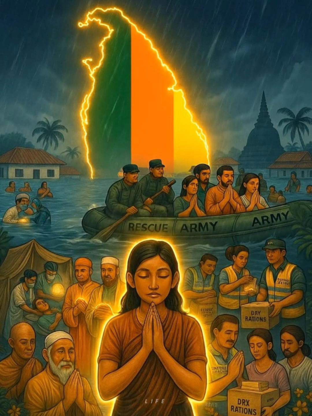 අපේ එකම ප්‍රාර්ථනාව 💫  අපි සැවොම එක්ව නැගිටිමු ...🫶 #savesrilanka