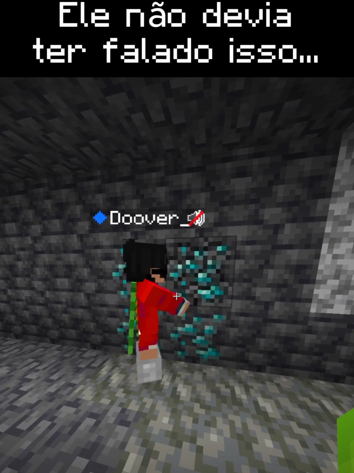 Ele não devia ter falado isso... . . #Minecraft #minecraftmemes #engracado