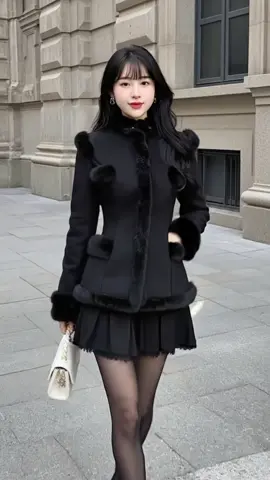 Sét Váy Phối Lông 2 Lớp . Mùa đông đến rồi. Mua áo ấm thôi cả nhà ơi#xuhuongtiktok #fyp #xuhuongtiktok 