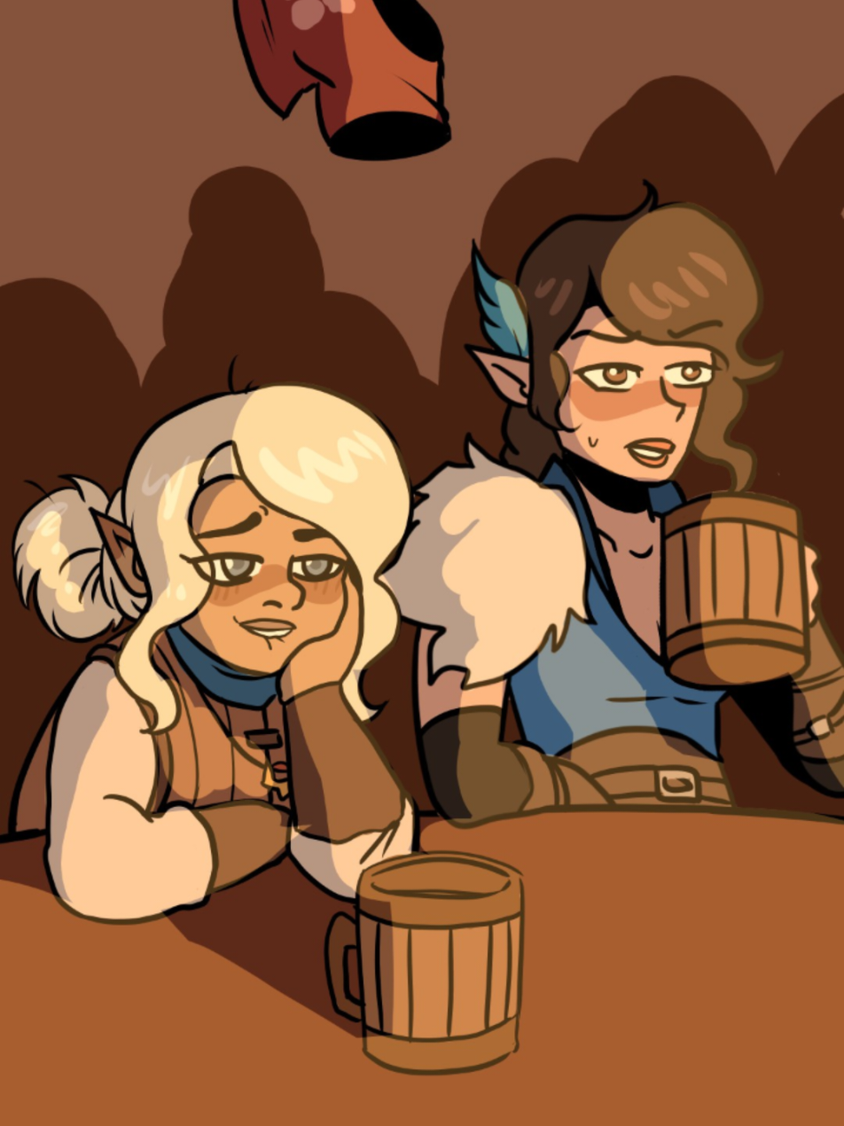 She likes the freak only when she's drunk. *** #voxmachina #pike #scanlan #ship #animatic 