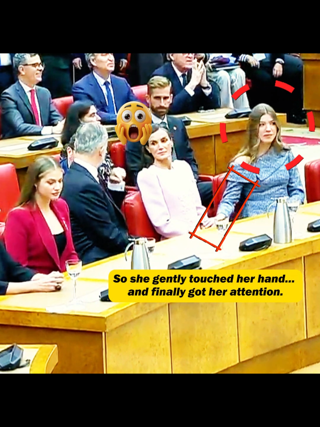 Infanta Sofia reveals to Queen Letizia what she saw😱🫣 #foryoupage #viral #trending #fyp #infantasofia 