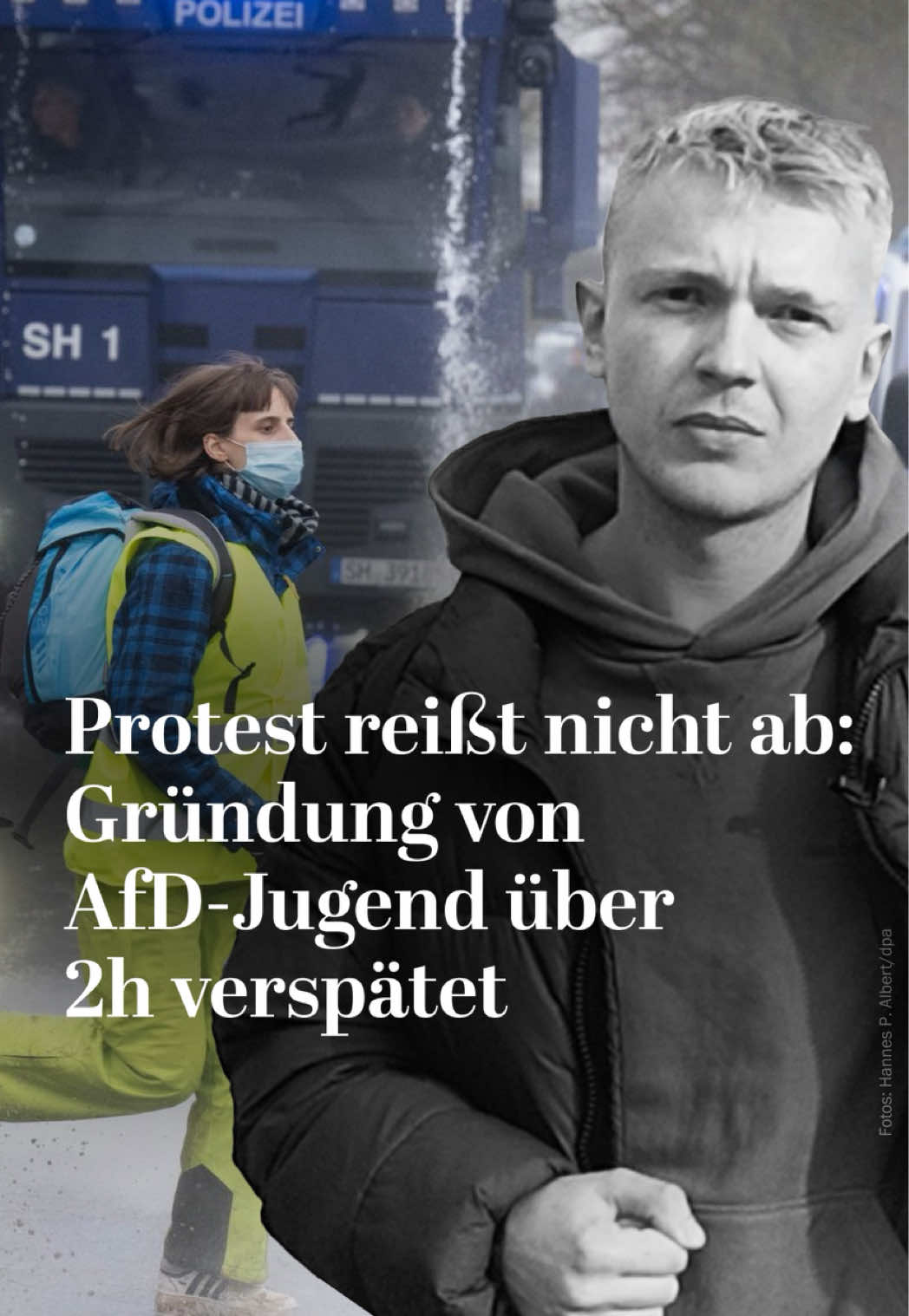Die neue Jugend-Organisation „Generation Deutschland“ ist gegründet, die meisten Straßenblockaden wurden aufgehoben. Trotzdem versuchen die Demonstranten weiterhin auf das Gelände der Hessenhallen in Gießen durchzudringen. Ein Update der Lage von Julius Geiler. #gießen #gi2911 #afd #generationdeutschland 