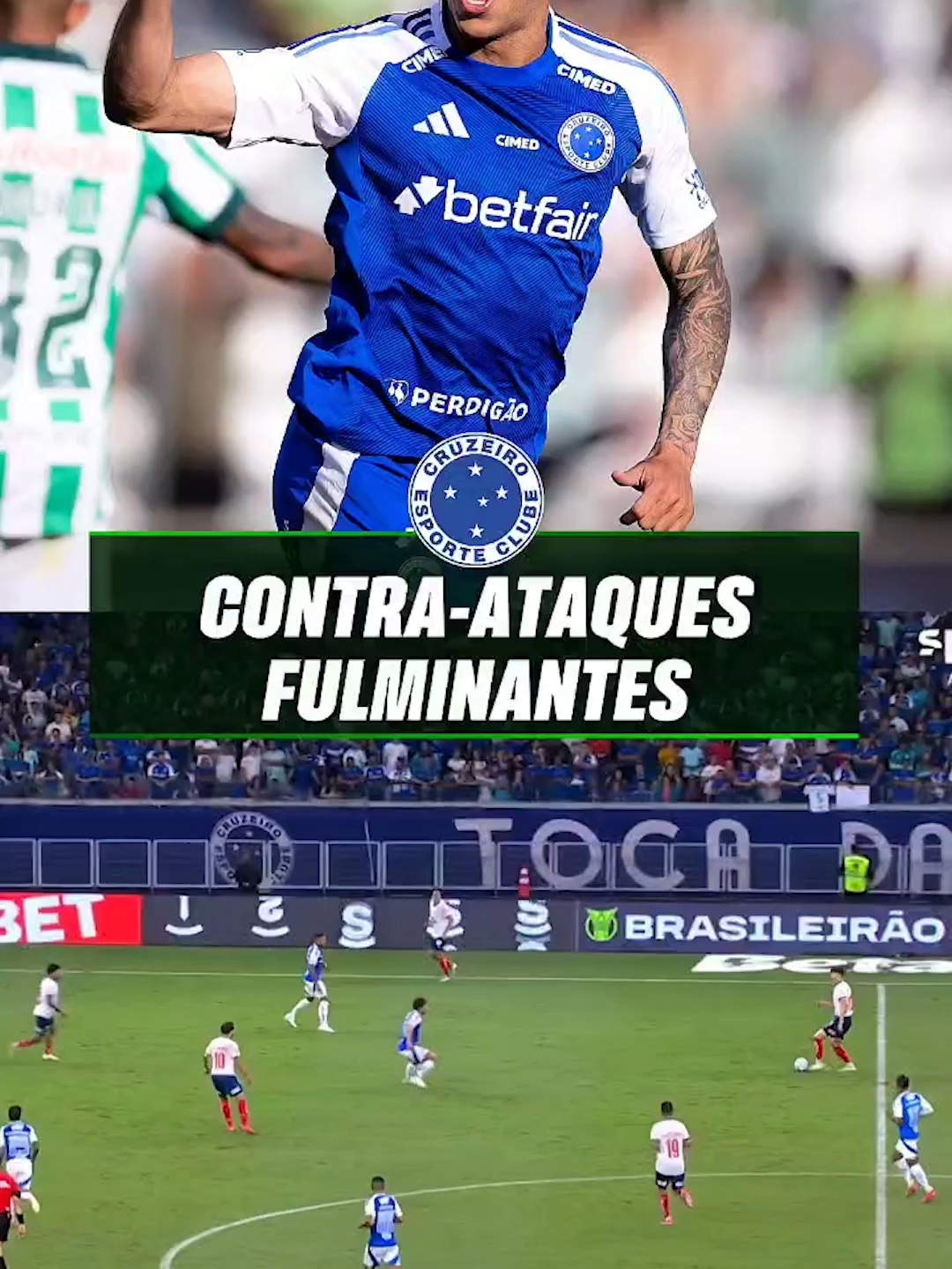 O Cruzeiro é o clube da Série A que marcou mais gols em contra-ataques. Ao todo são nove, após roubar a bola. ⚽🔥 Assine o plano anual na Black November Premiere e garanta o fim de 2025 e boa parte do Brasileirão 2026, por apenas R$ 19,90 por mês. #CruzeiroNoPremiere