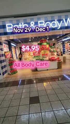 Run to B&BW! All Body Care $4.95. #fyp #foryoupage #bathandbodyworks #viral #trending 