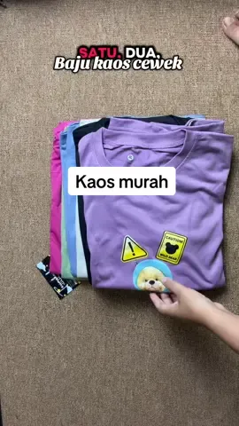 6pcs kaos wanita #kaoswanita #kaoscewek #kaos #kaosmurah 