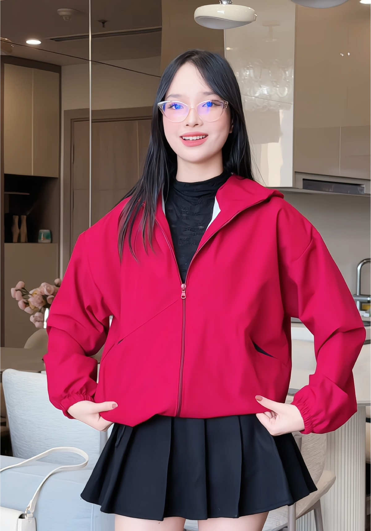 Áo khoác gió nữ 2 lớp #hiennguyen666666 #thoitrangnu #aogio #aokhoacgio #xuhuong 