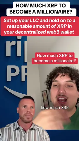 Position yourself and hold on to a reasonable amount of XRP, and assure yourself and early retirement  #xrp #xrparmy #usaupdate #videoviral #web3 