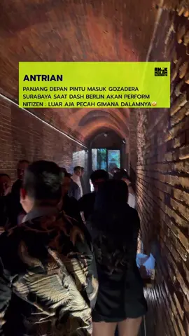 Antrean panjang saat dash Berlin akan perform gozadera 🤩 #gozaderasurabaya #dashberlin #waiting 