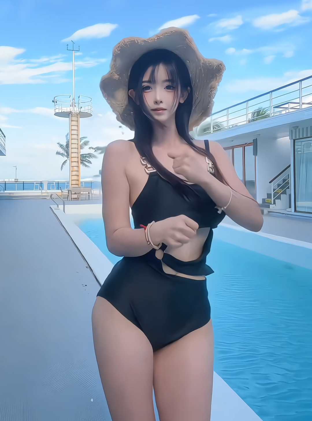 #泳池穿搭无不良价值观导向 #泳池泳装 #泳池穿搭 #浅跳一下