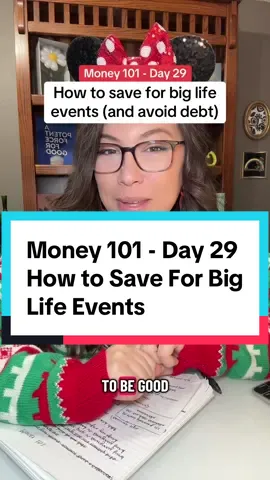 This works for any big life event, like birthdays, vacations, weddings, and more. ☺️ #ynab #christmasbudget #christmasgifts #holidays #bucketlist 