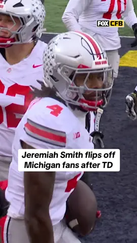 Jeremiah Smith let the Michigan fans know #michiganfootball #ohiostatefootball #jeremiahsmith 