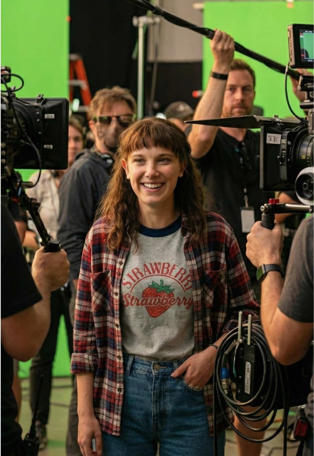 Backstage Behind the scenes of the Stranger Things #behindthescenes #backstage #onset #strangerthings #netflix 