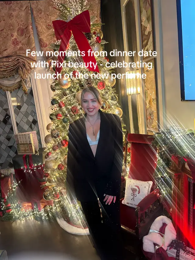 celebrating the launch of new perfumes (it’s divine! My favourite scent is the rose one 🌹!) at the Ivy 🎄 Had the best time with the best people ❤️ Thank you for having me @PixiBeautyUK @Pixi Beauty 🥰 🏷️ photo dump Christmas festive dinner girl dinner beauty cruelty free makeup outfit tips #photodump #skincare #makeup #makeuptipsandtricks #outfitinspo     