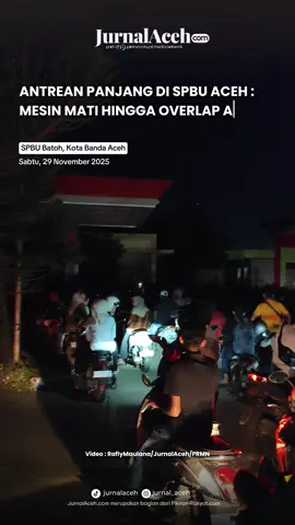 Menurut pantauan wartawan Jurnal Aceh, sejumlah SPBU Pertamina di Banda Aceh mengalami antrean kendaraan yang luar biasa panjang. Di SPBU Batoh, antrean bahkan dilaporkan 