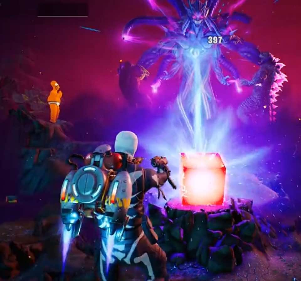 Hora Zero Evento #Fortnite part2. Cuanto tiempo hacia que no veia un evento y que me emocionara tanto como el de hoy en fortnite. Que grandes los de epicgames #Zerohour #endchapter6 #adioshomer #hellochapter7