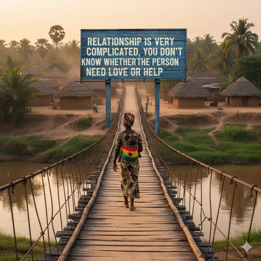 La relación es muy complicada, no sabes si la persona necesita amor o ayuda. 