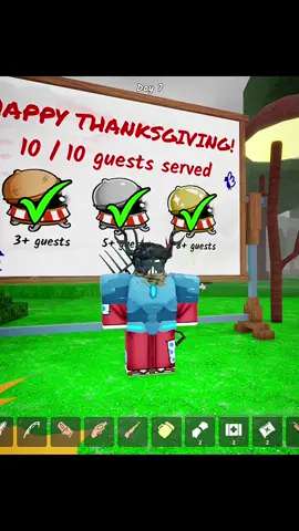 we complete the thankgsgiving challenge #fyp #foryou #robloxfyp #99nights #viral 