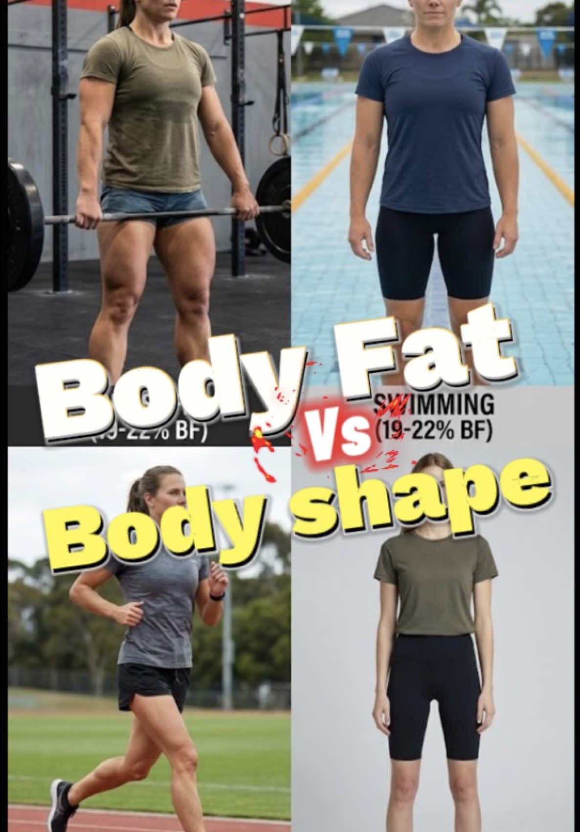 Your shape = more than body fat%! #healthylifestyle 