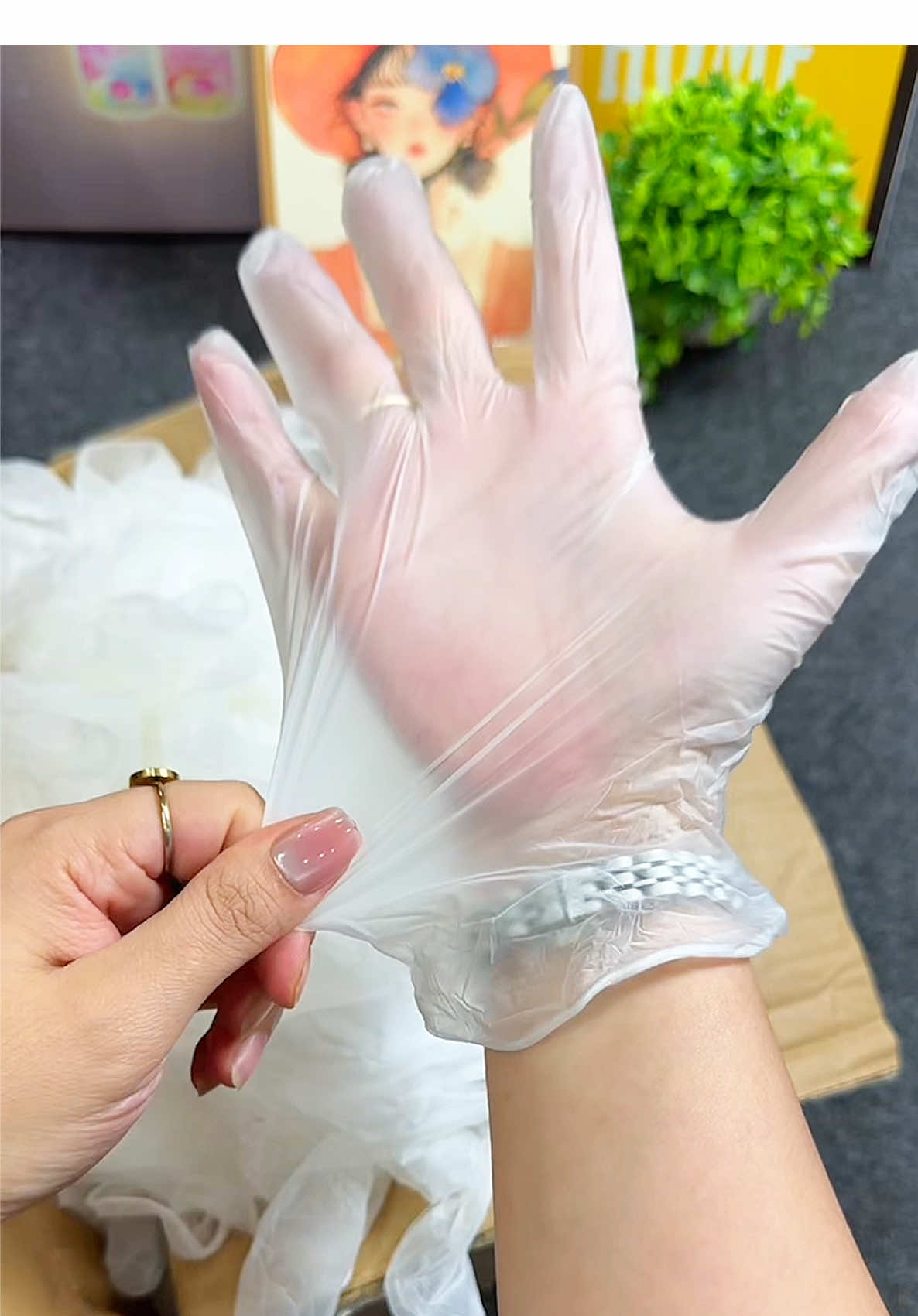 Găng Tay Trong Suốt Vinyl Dai dẻo  @Phương Chăm Chỉ #gangtaynhabep #gangtaycaosu #gangtaytrongsuot #phuonggiadung7 #xuhuong 