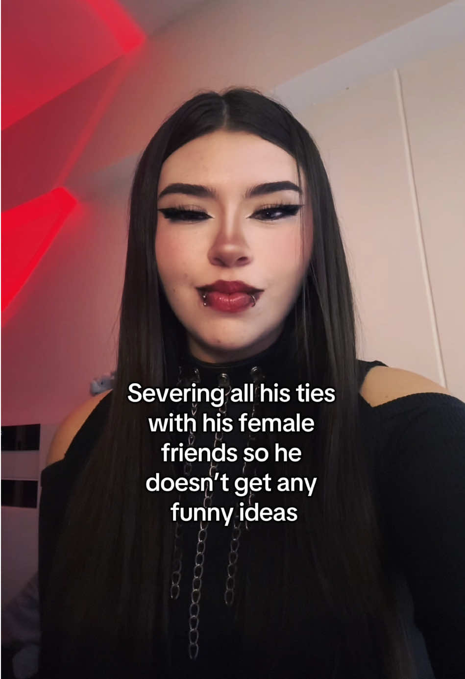 This is my way of displaying affection 💜 #fyp #viral #alternative #goth #relateable 