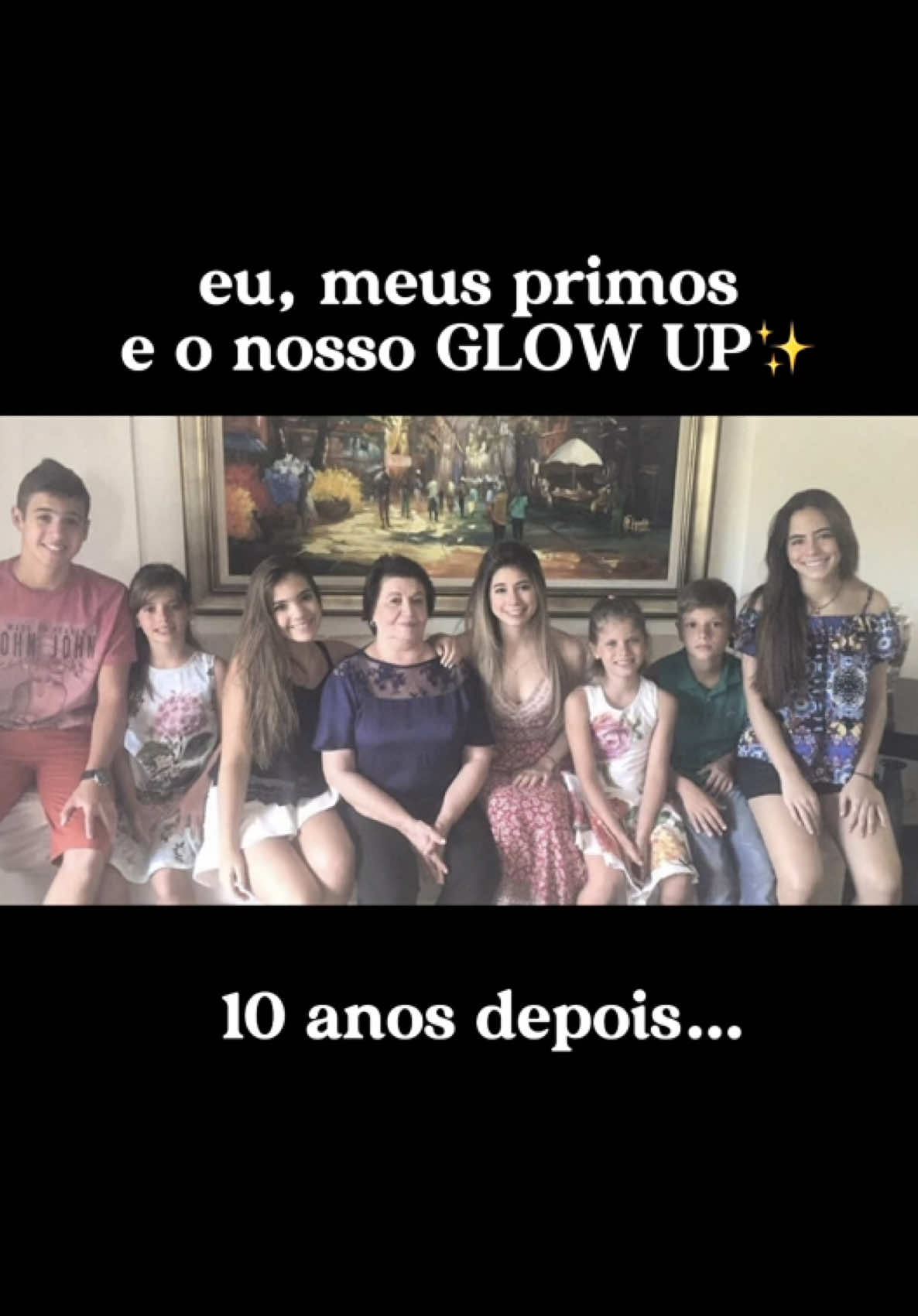 10 anos depois… o glow up veio! ✨ #primos #natal #antesedepois #trend #GlowUp 
