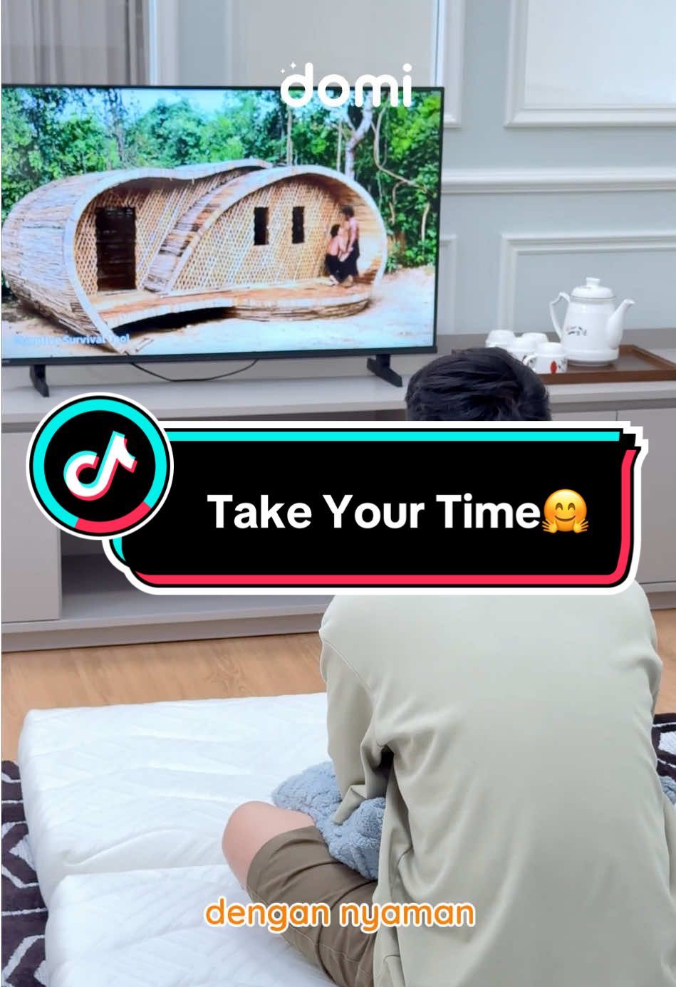 ✨Your me-time just got cozier! Nikmati waktu luangmu di rumah dengan Domi Nest Trifold Mattress — mudah dilipat, super nyaman, dan siap jadi spot favoritmu buat nonton, baca, atau rebahan santai sejenak💤 Domi Trifold Nest Mattress only on Domi Bed🛒 #DomiNest #MeTimeUpgrade #HolidaySession #BetterSleepStartsHere #SleepWithEase 