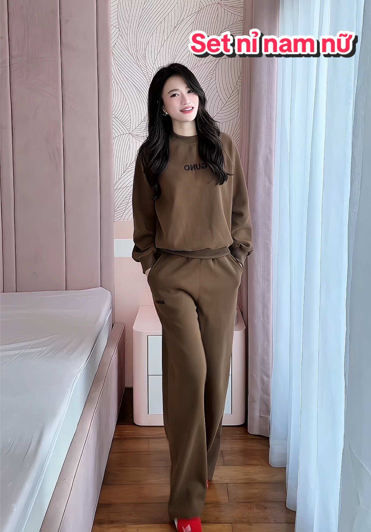 GUNO-Bộ quần áo nỉ NAM NỮ #setdoxinh #setninamnu #Guno #quynhchanhsa 